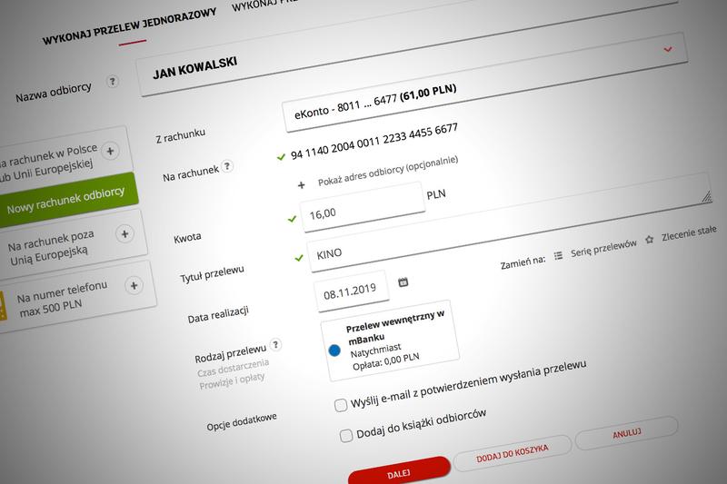 Bezpieczeństwo numeru rachunku