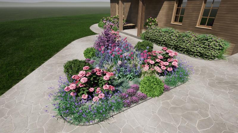 Rabata żwirowa aranżacja