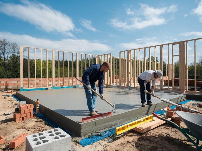 Budowa fundamentów garażu