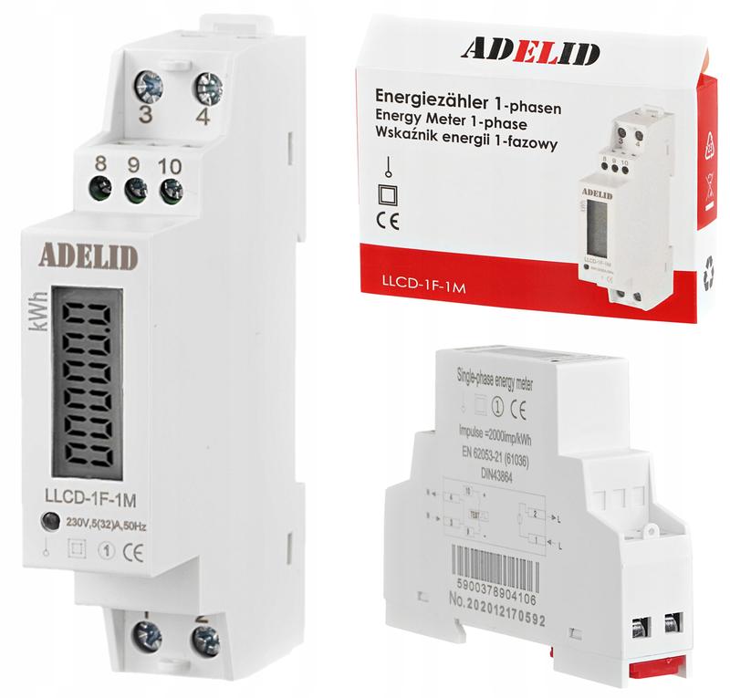 Narzędzia i materiały do montażu licznika