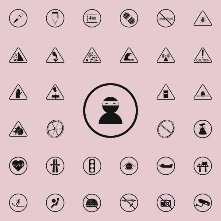 Rodzaje symboli zostawianych przez złodziei