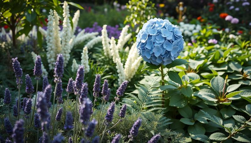 Rośliny towarzyszące hortensjom